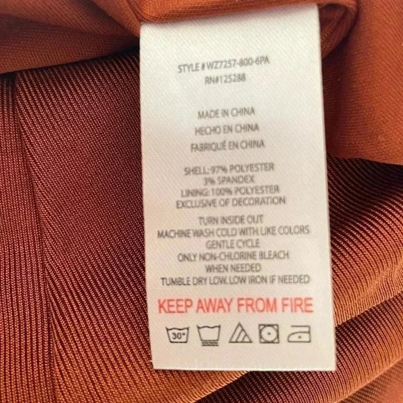 Jason Wu burnt orange jumpsuit sz XS - Picture 8 of 11